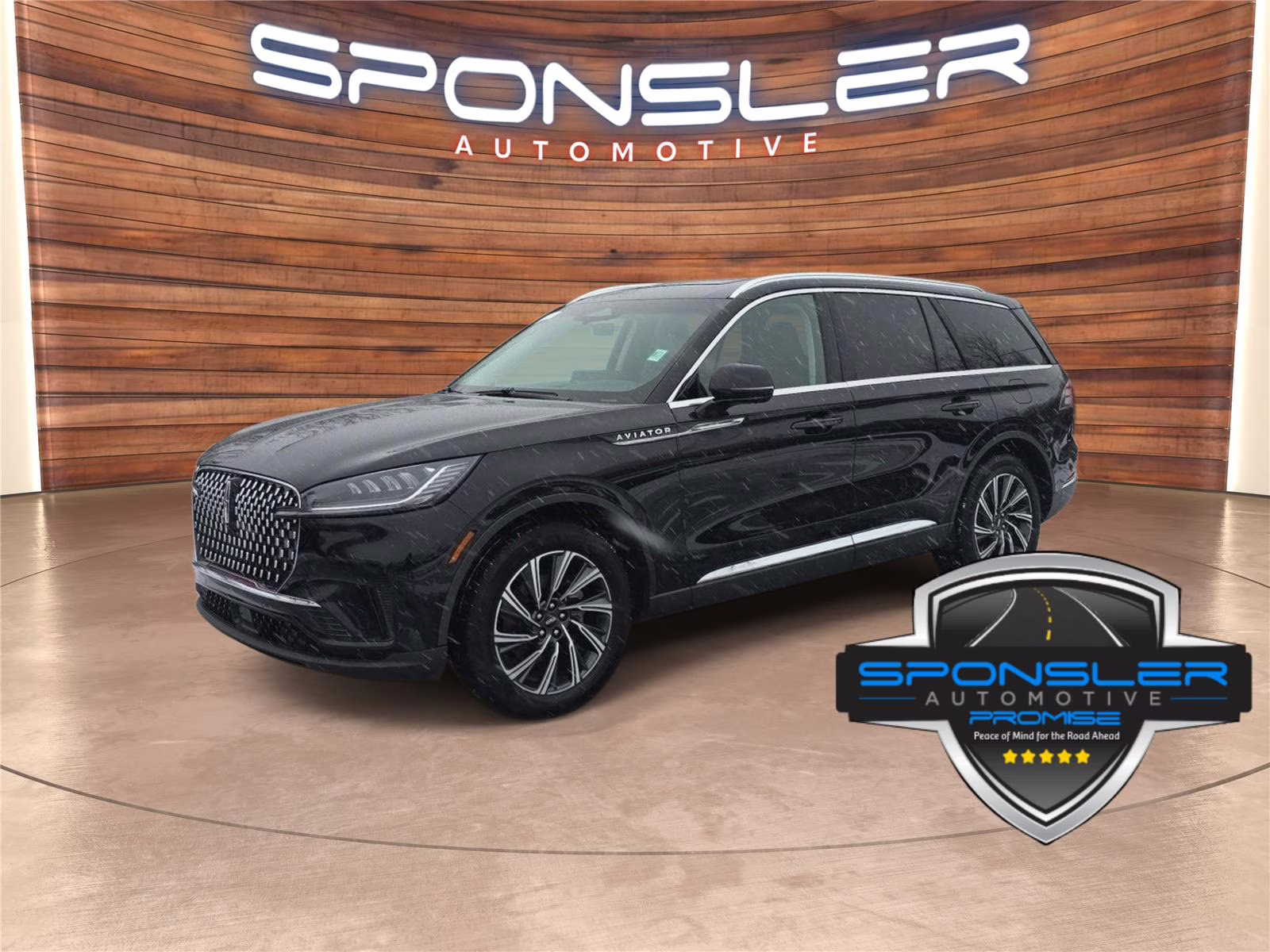 2025 Infinite Black Metallic Clearcoat Lincoln Aviator Premiere AWD SUV