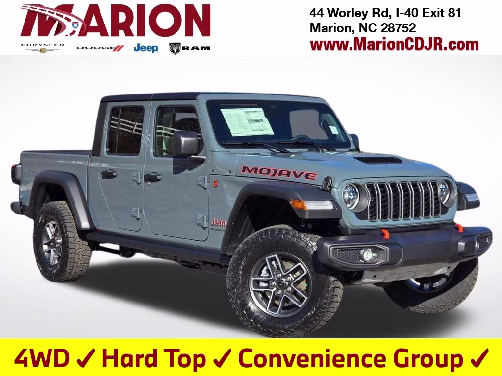 2026 Anvil Clearcoat Jeep Gladiator Mojave 4X4 Truck