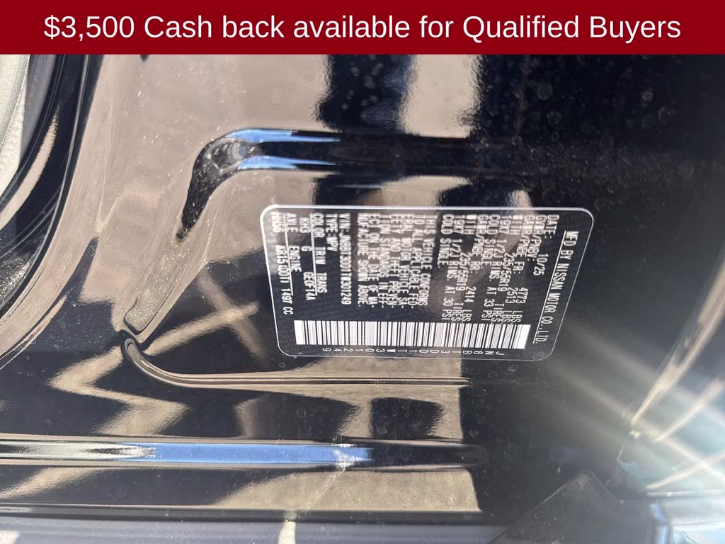 2026 Super Black Nissan Rogue Platinum AWD SUV