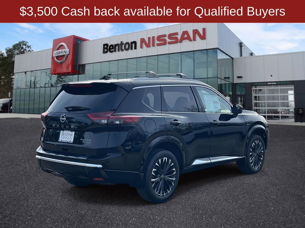 2026 Super Black Nissan Rogue Platinum AWD SUV