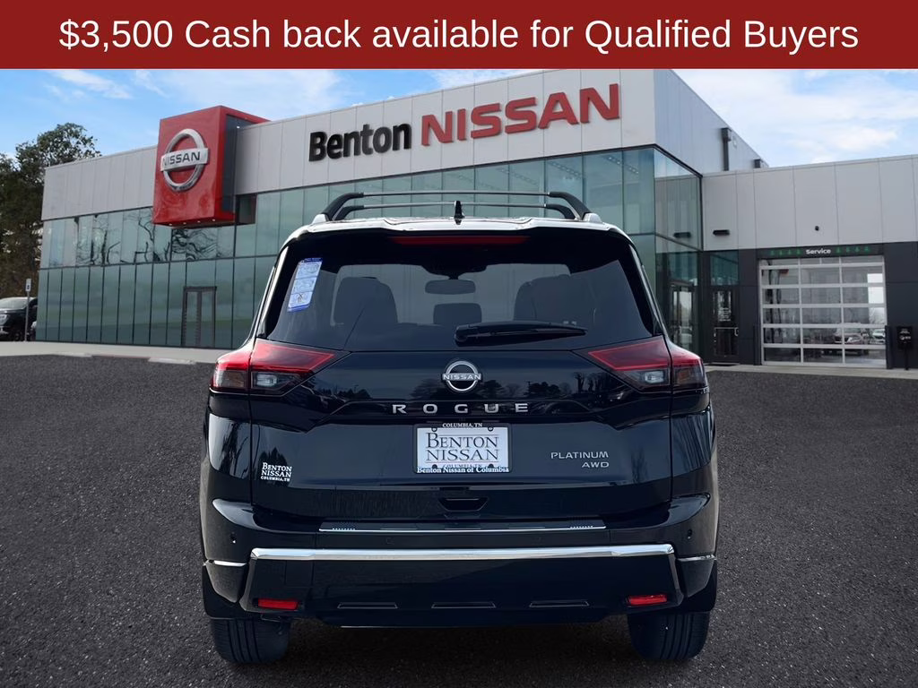 2026 Super Black Nissan Rogue Platinum AWD SUV