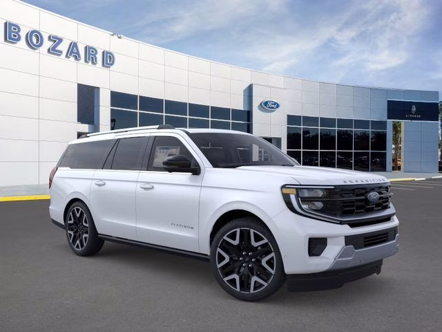 2026 Star White Metallic Tri-Coat Ford Expedition Max Platinum 4X4 SUV