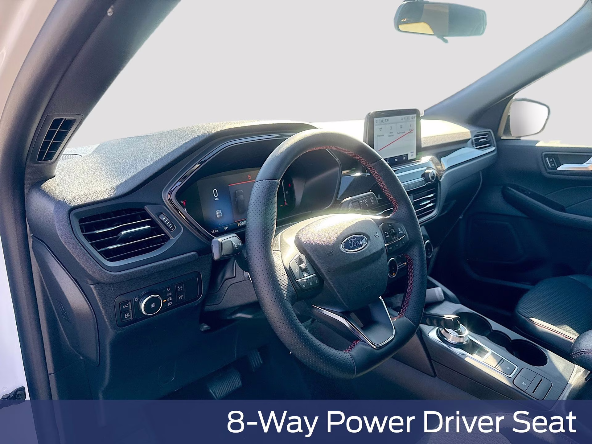 2026 Star White Metallic Tri-Coat Ford Escape Hybrid ST-Line Select AWD SUV