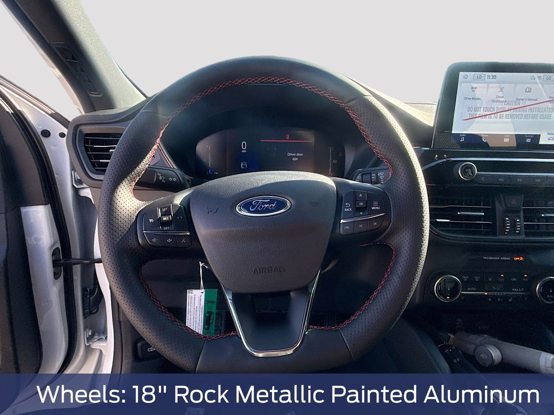 2026 Star White Metallic Tri-Coat Ford Escape Hybrid ST-Line Select AWD SUV