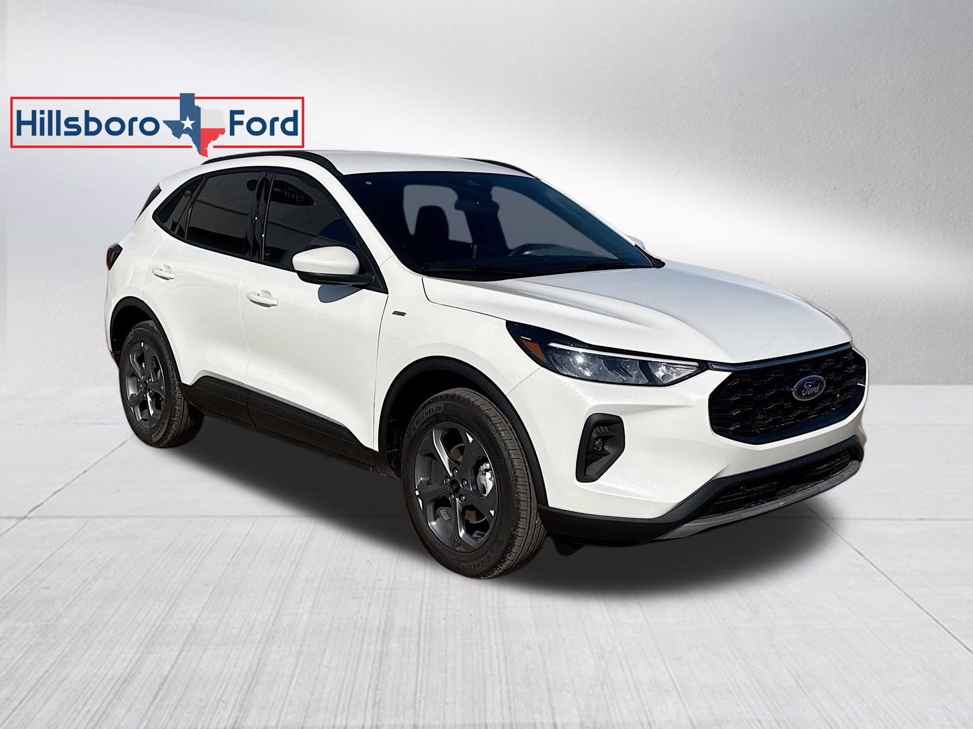 2026 Star White Metallic Tri-Coat Ford Escape Hybrid ST-Line Select AWD SUV