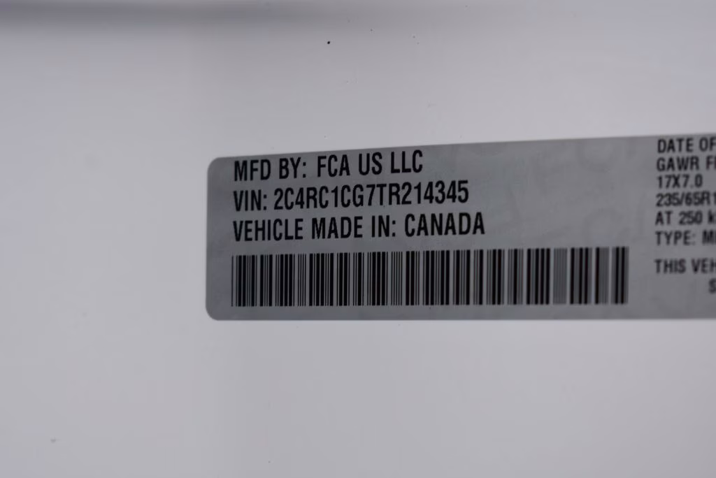 2026 Bright White Clearcoat Chrysler Voyager LX FWD Van