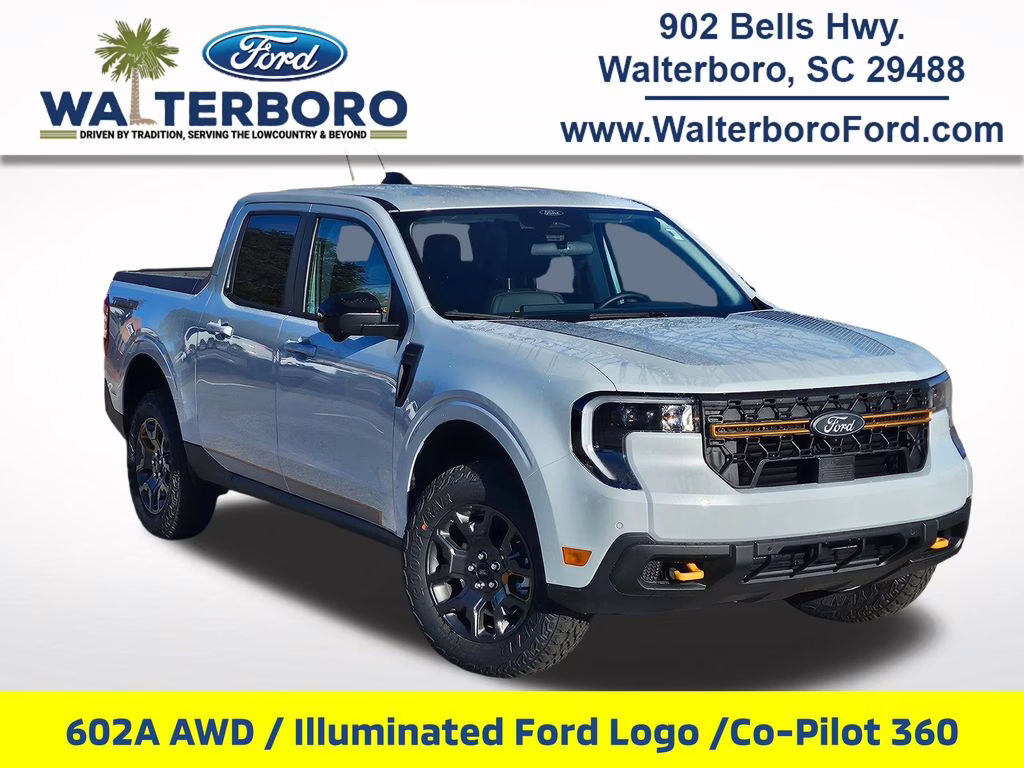2026 Space White Metallic Ford Maverick Tremor AWD Truck