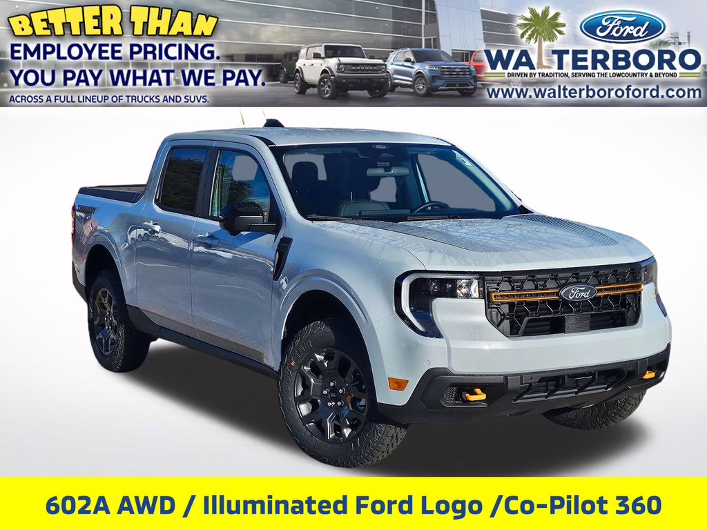2026 Space White Metallic Ford Maverick Tremor AWD Truck