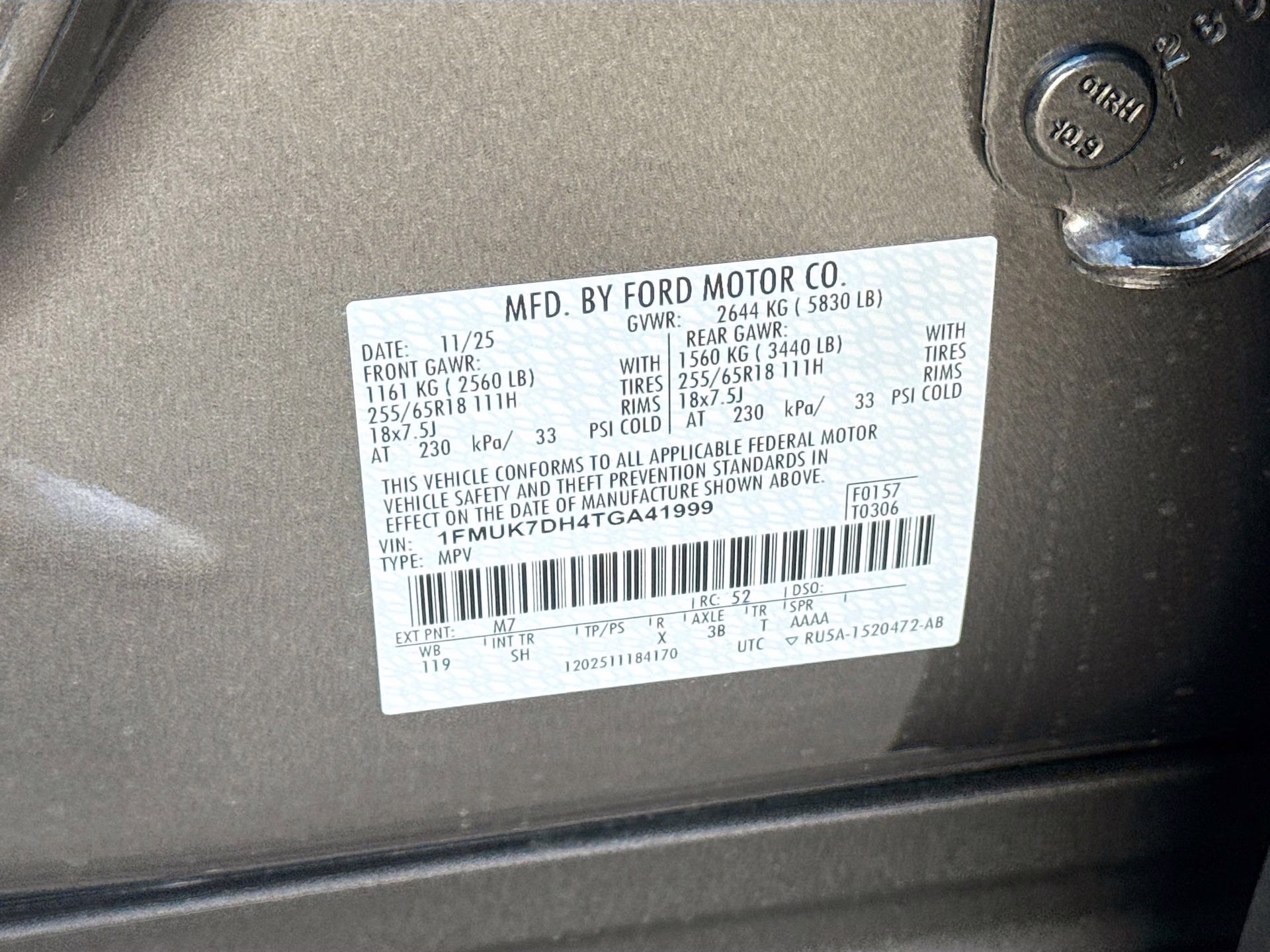 2026 Carbonized Gray Metallic Ford Explorer Active RWD SUV