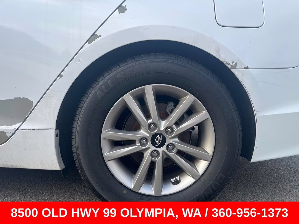 2017 Quartz White Pearl Hyundai Sonata Base FWD Sedan