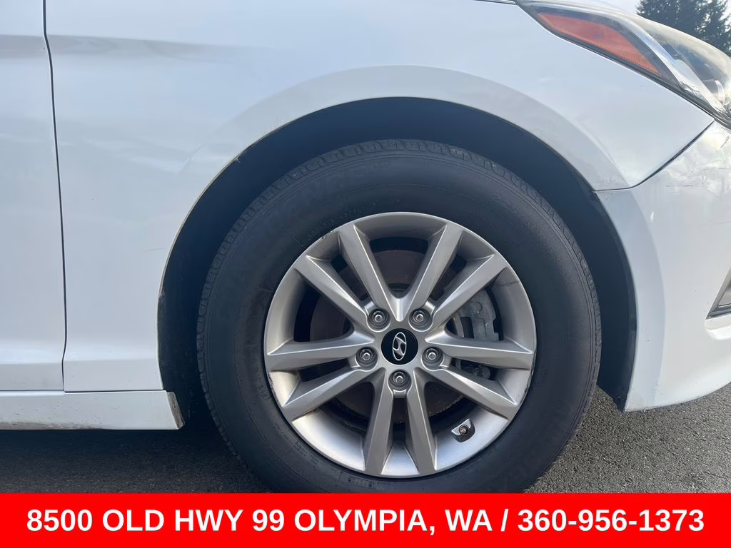 2017 Quartz White Pearl Hyundai Sonata Base FWD Sedan