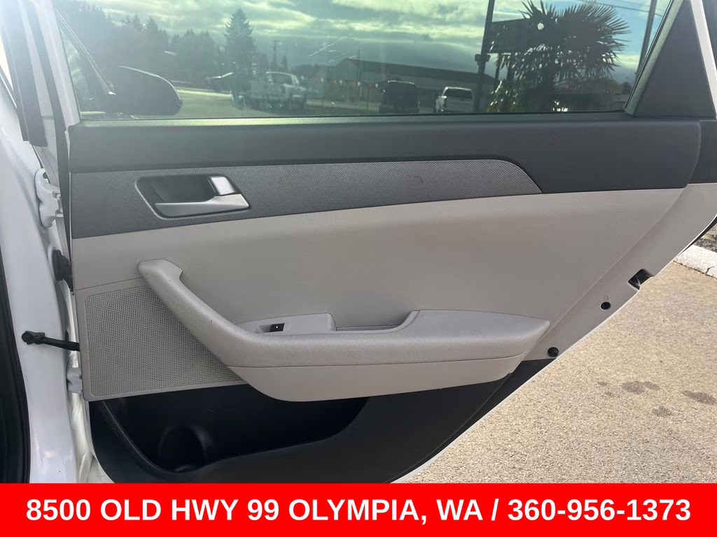 2017 Quartz White Pearl Hyundai Sonata Base FWD Sedan