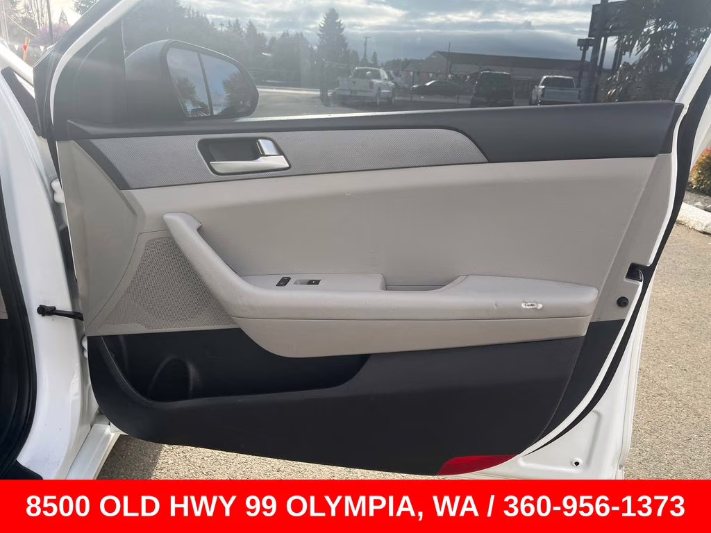 2017 Quartz White Pearl Hyundai Sonata Base FWD Sedan