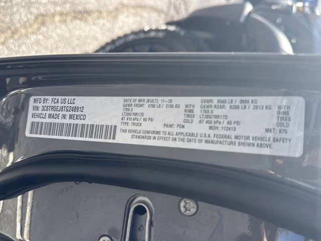 2026 Ceramic Gray Clearcoat Ram 2500 Power Wagon 4X4 Truck