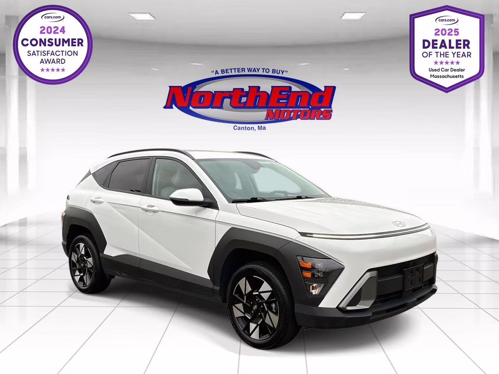 2024 Atlas White Hyundai Kona SEL AWD SUV