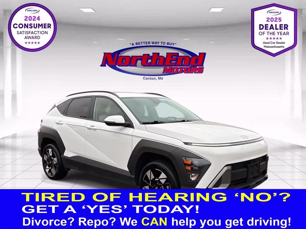 2024 Atlas White Hyundai Kona SEL AWD SUV
