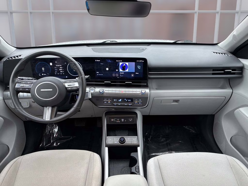 2024 Atlas White Hyundai Kona SEL AWD SUV