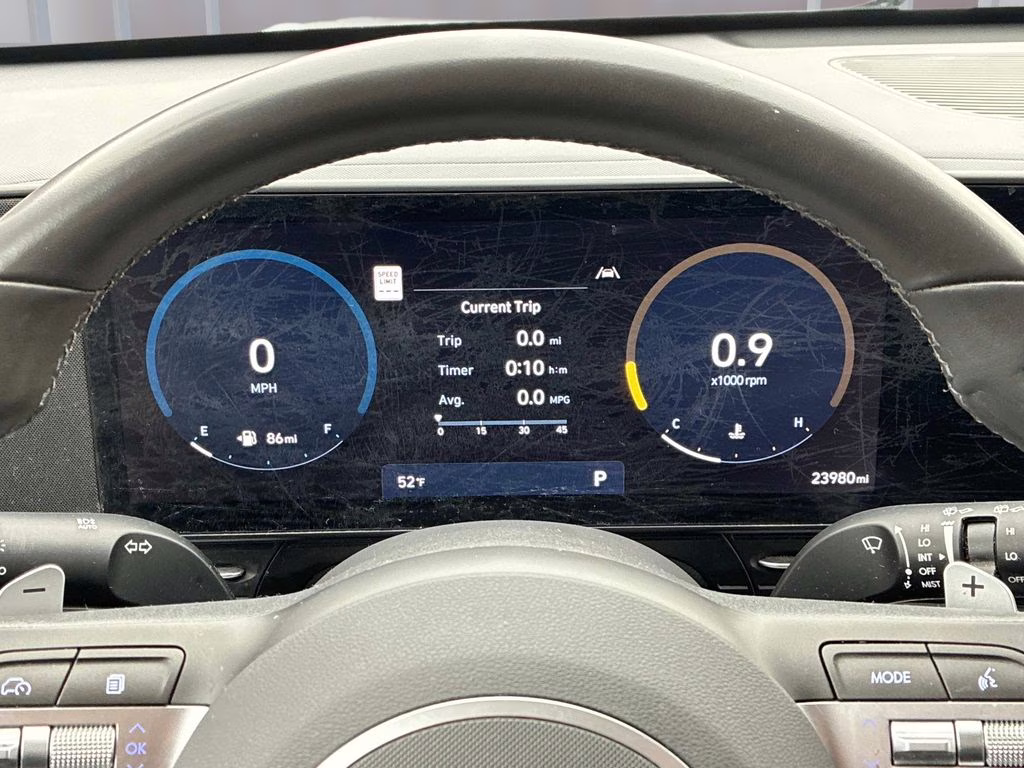 2024 Atlas White Hyundai Kona SEL AWD SUV