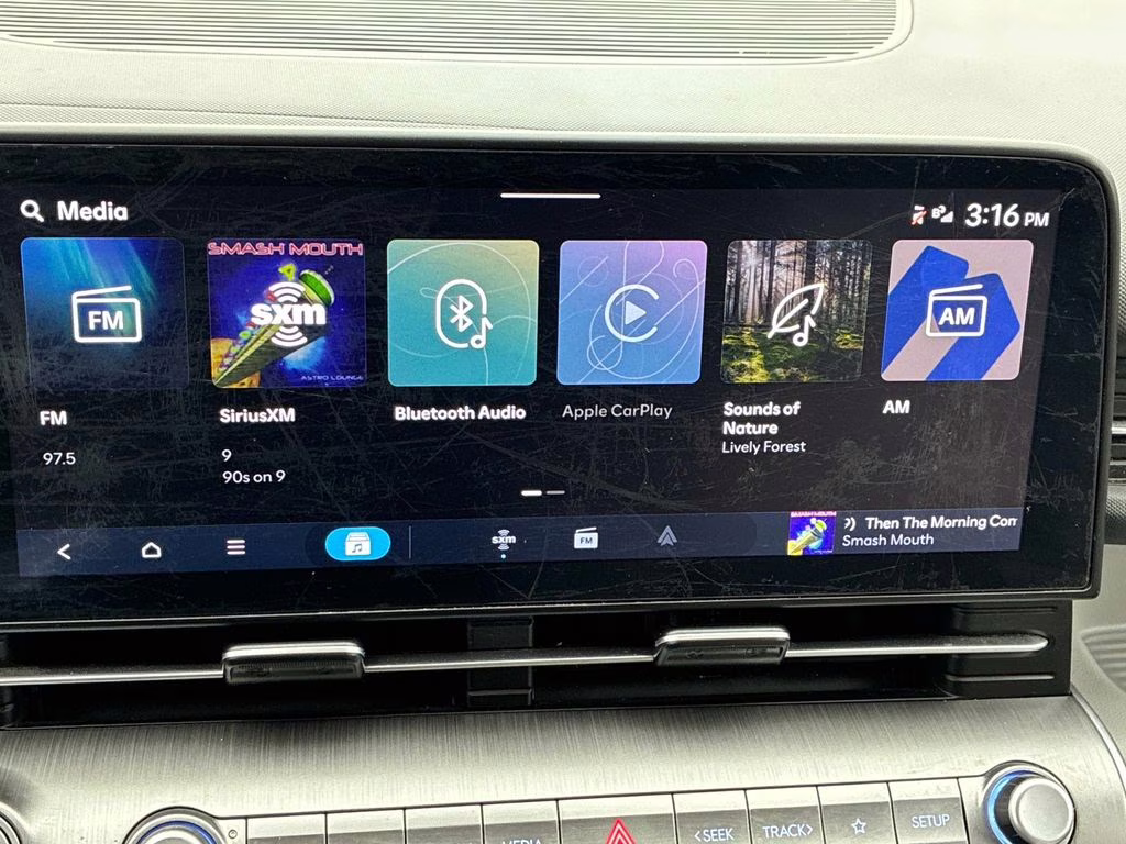 2024 Atlas White Hyundai Kona SEL AWD SUV