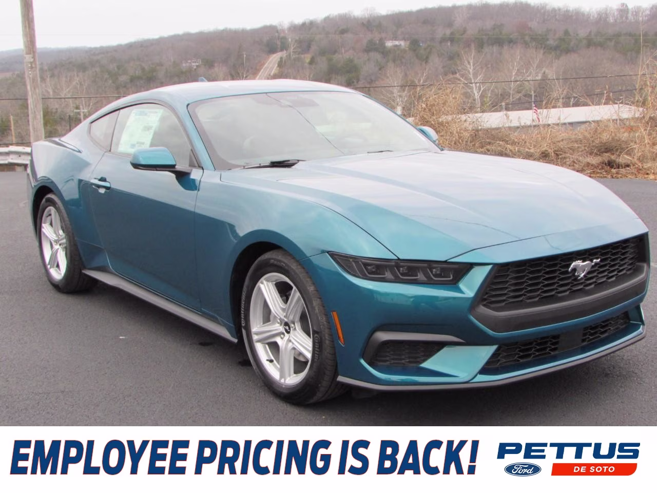 2026 Adriatic Blue Metallic Ford Mustang EcoBoost RWD Coupe