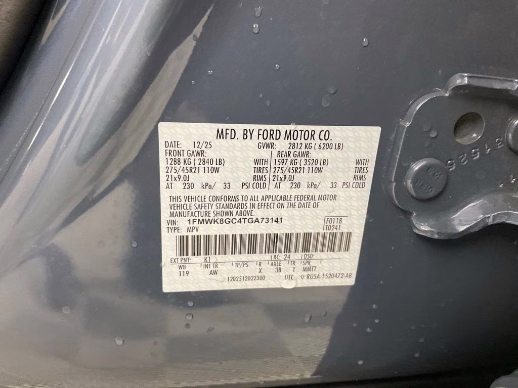 2026 Vapor Blue Ford Explorer ST 4X4 SUV