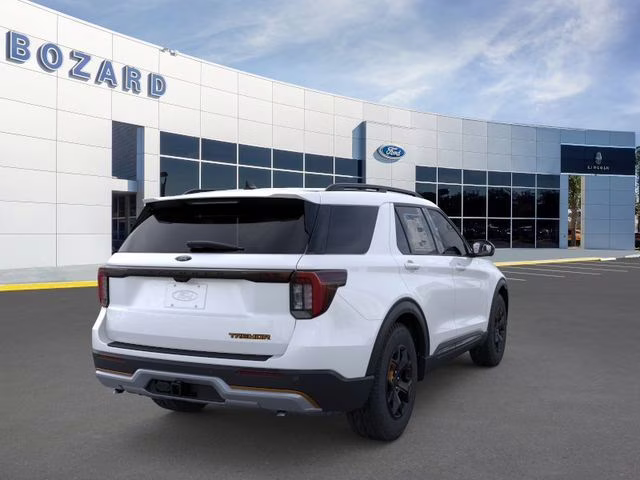 2026 Star White Metallic Tri-Coat Ford Explorer Tremor 4X4 SUV
