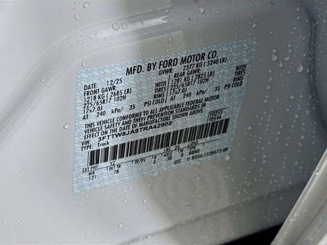 2026 Oxford White Ford Maverick XLT AWD Truck