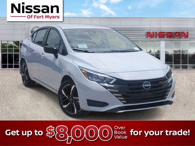2025 Gray Sky Pearl Nissan Versa 1.6 SR FWD Sedan