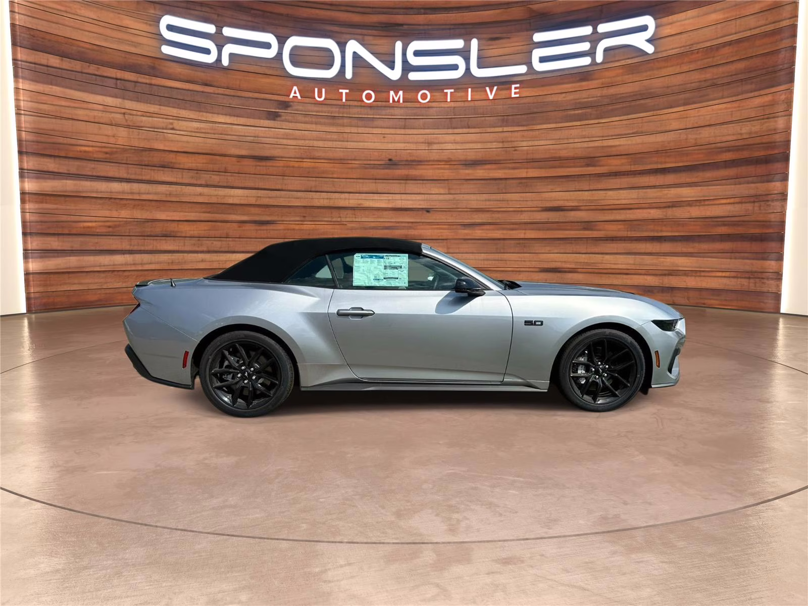 2025 ICONIC SILVER METALLIC Ford Mustang GT Premium RWD Convertible