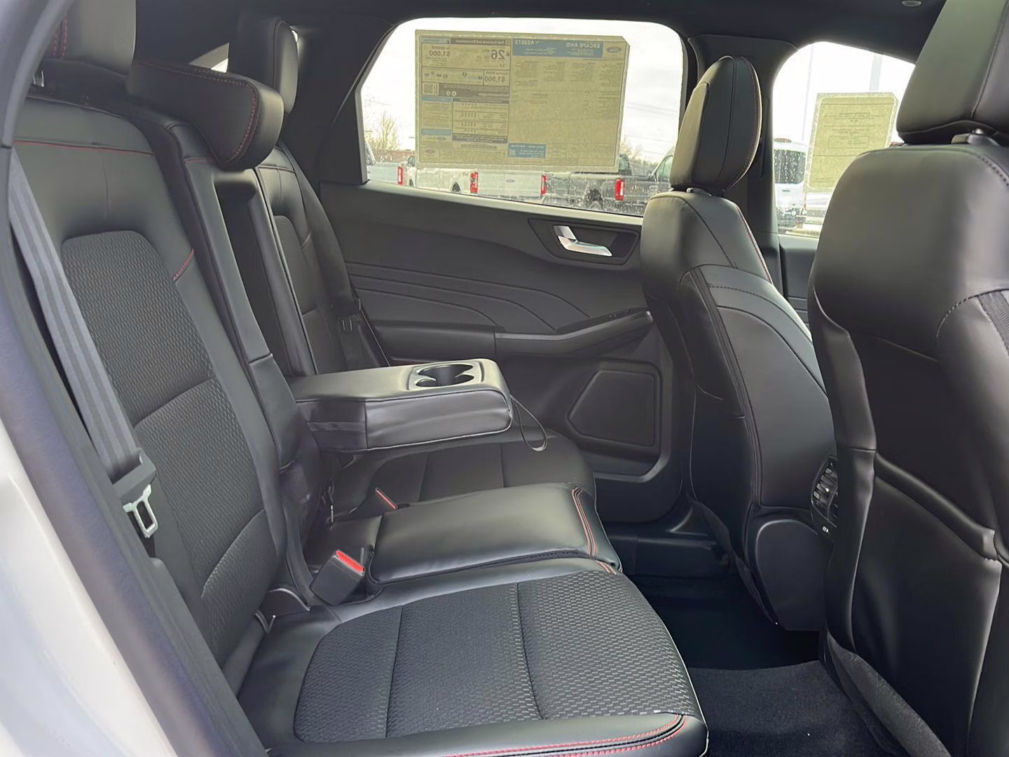 2026 Star White Metallic Tri-Coat Ford Escape ST-Line Select AWD SUV