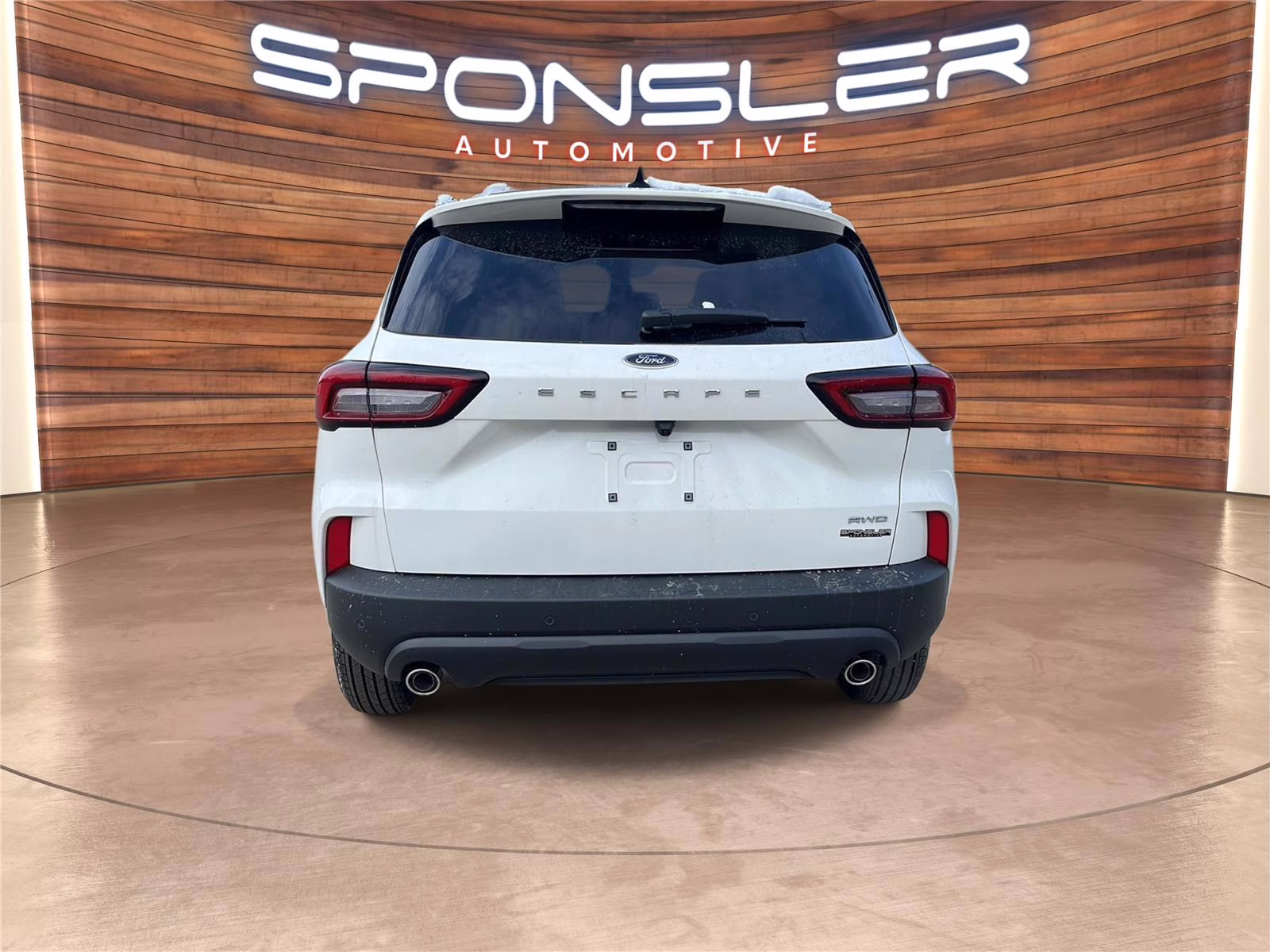 2026 Star White Metallic Tri-Coat Ford Escape ST-Line Select AWD SUV