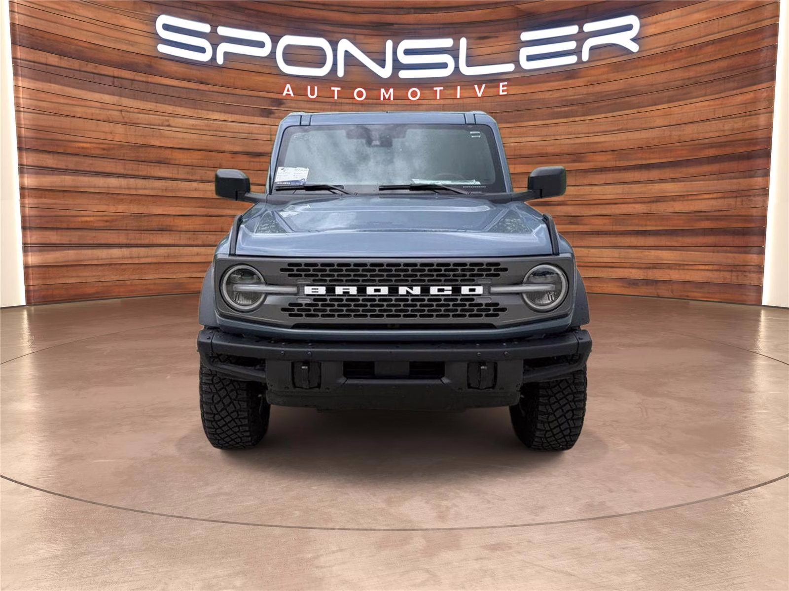 2025 Azure Gray Metallic Tri-Coat Ford Bronco Badlands 4X4 SUV