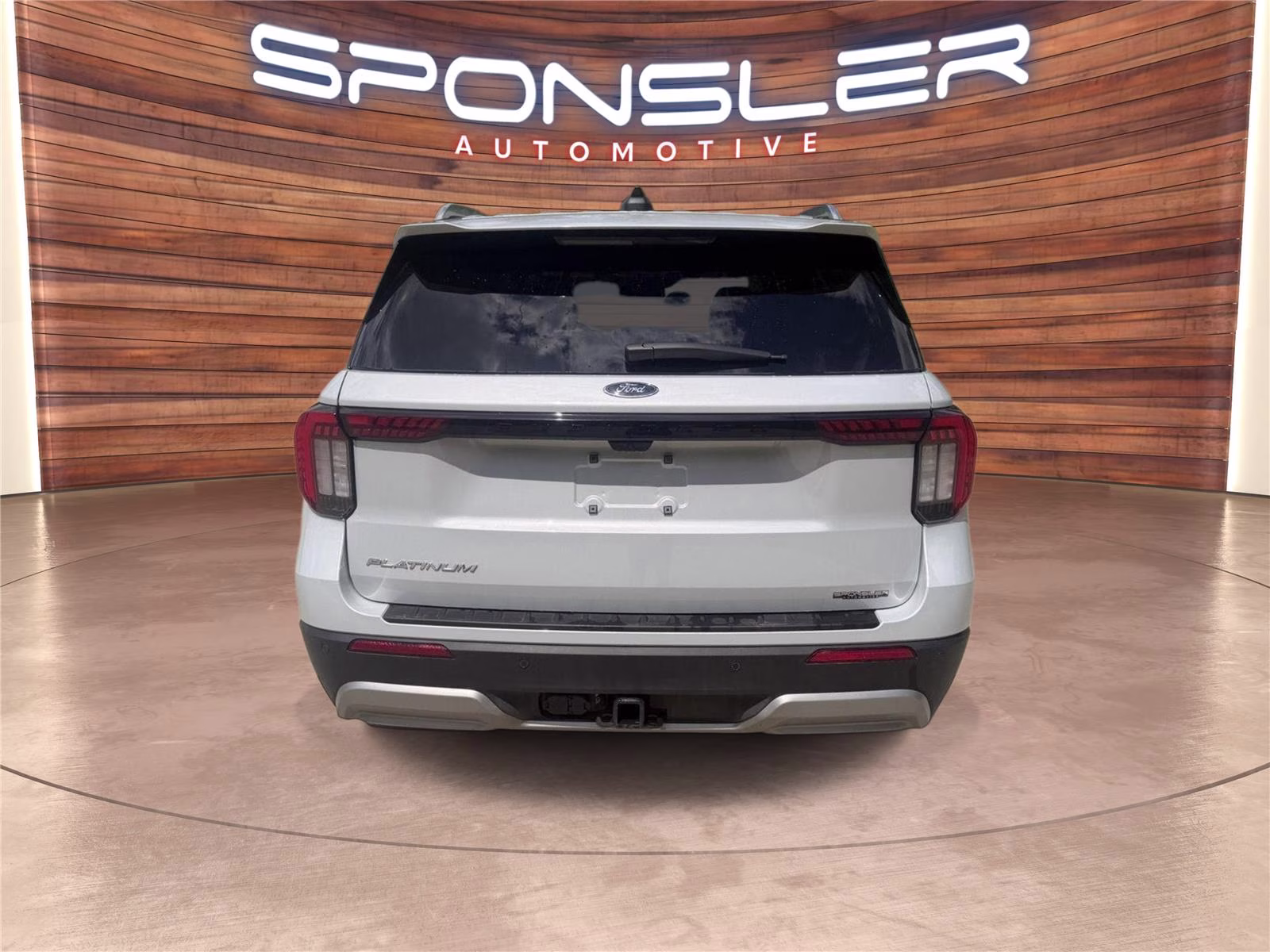 2026 Space White Ford Explorer Platinum RWD SUV