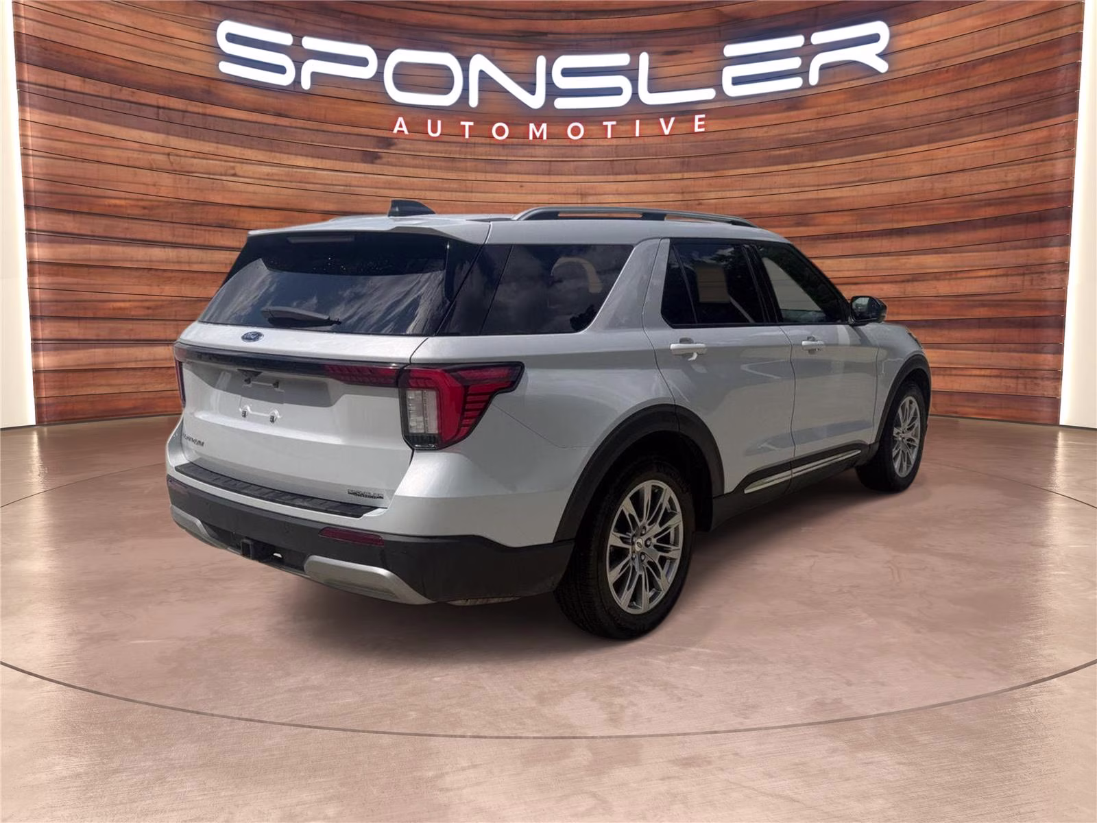 2026 Space White Ford Explorer Platinum RWD SUV