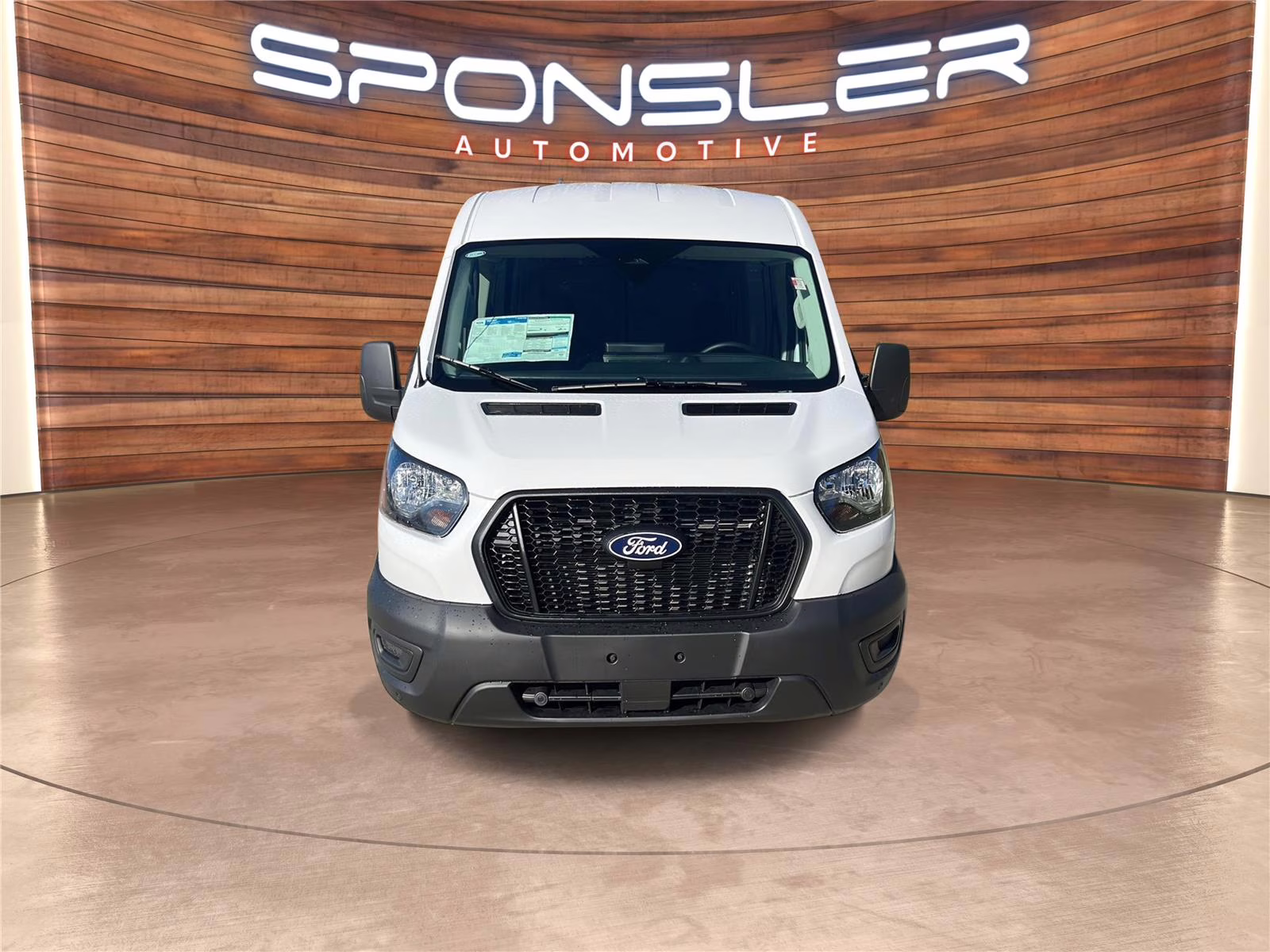 2026 Oxford White Ford Transit Cargo Van MED. ROOF, RWD RWD Van