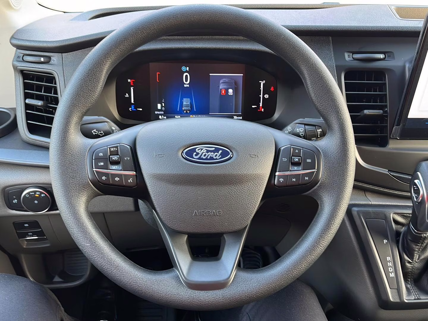 2026 Oxford White Ford Transit Cargo Van MED. ROOF, RWD RWD Van