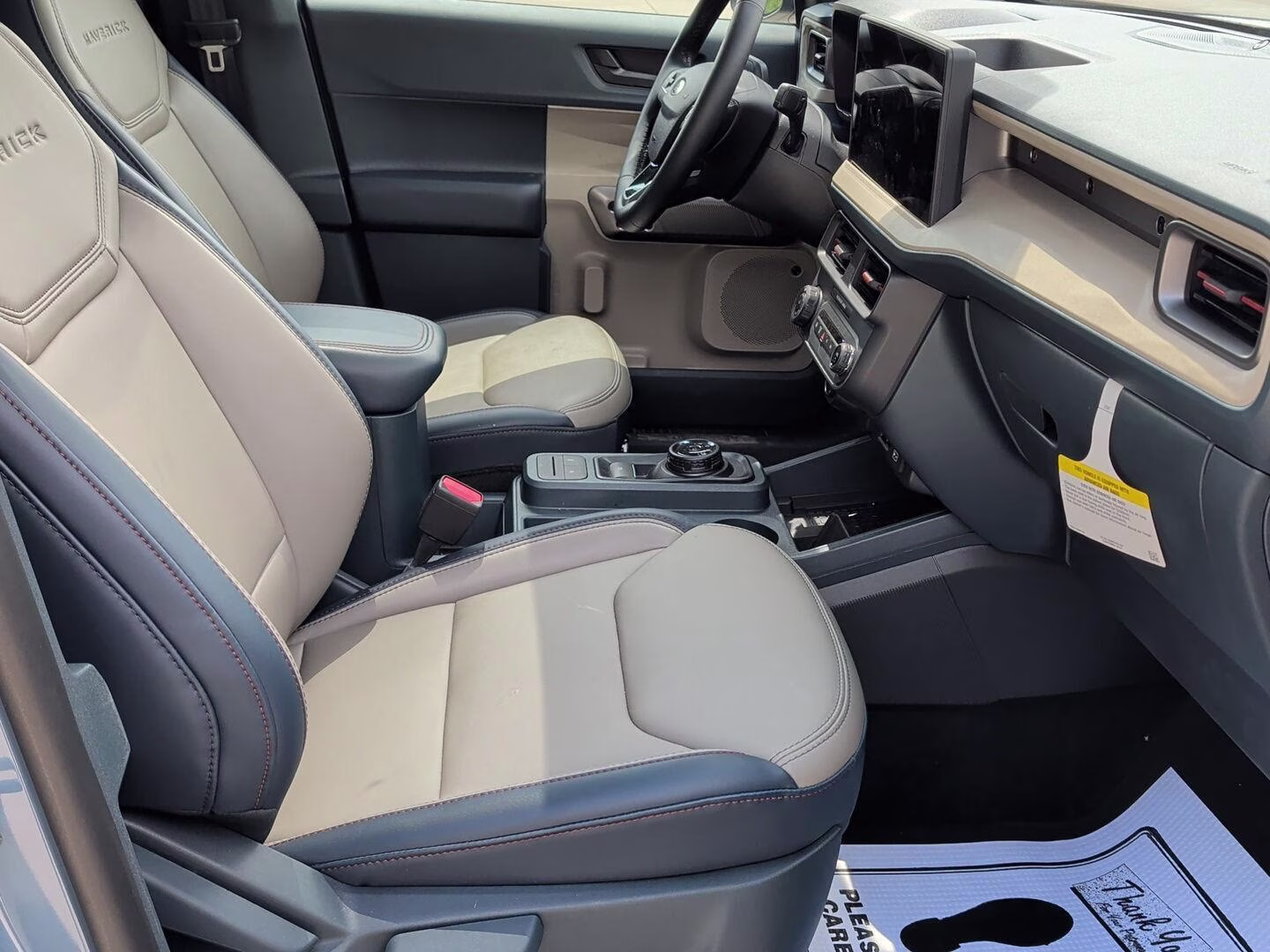 2025 Azure Gray Metallic Tri-Coat Ford Maverick LARIAT AWD Truck