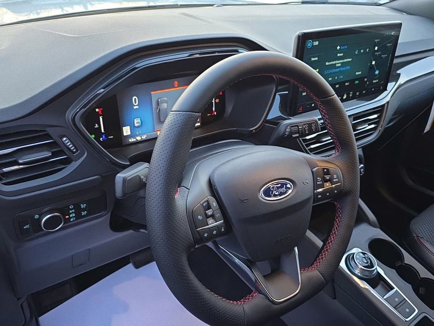 2026 Star White Metallic Tri-Coat Ford Escape ST-Line AWD SUV