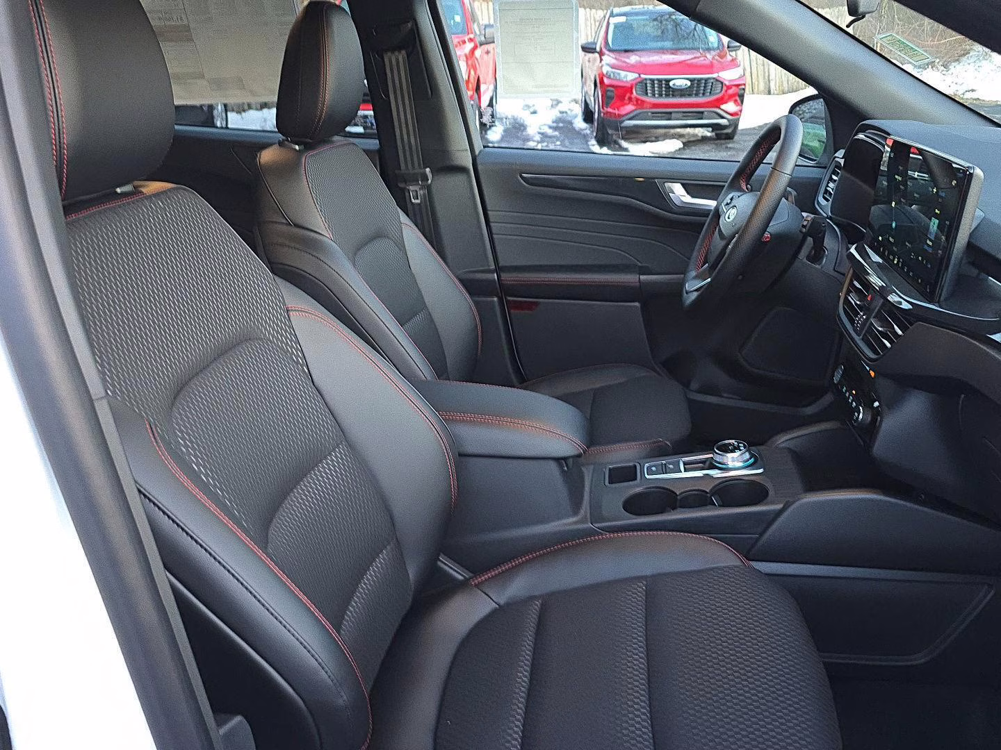 2026 Star White Metallic Tri-Coat Ford Escape ST-Line AWD SUV