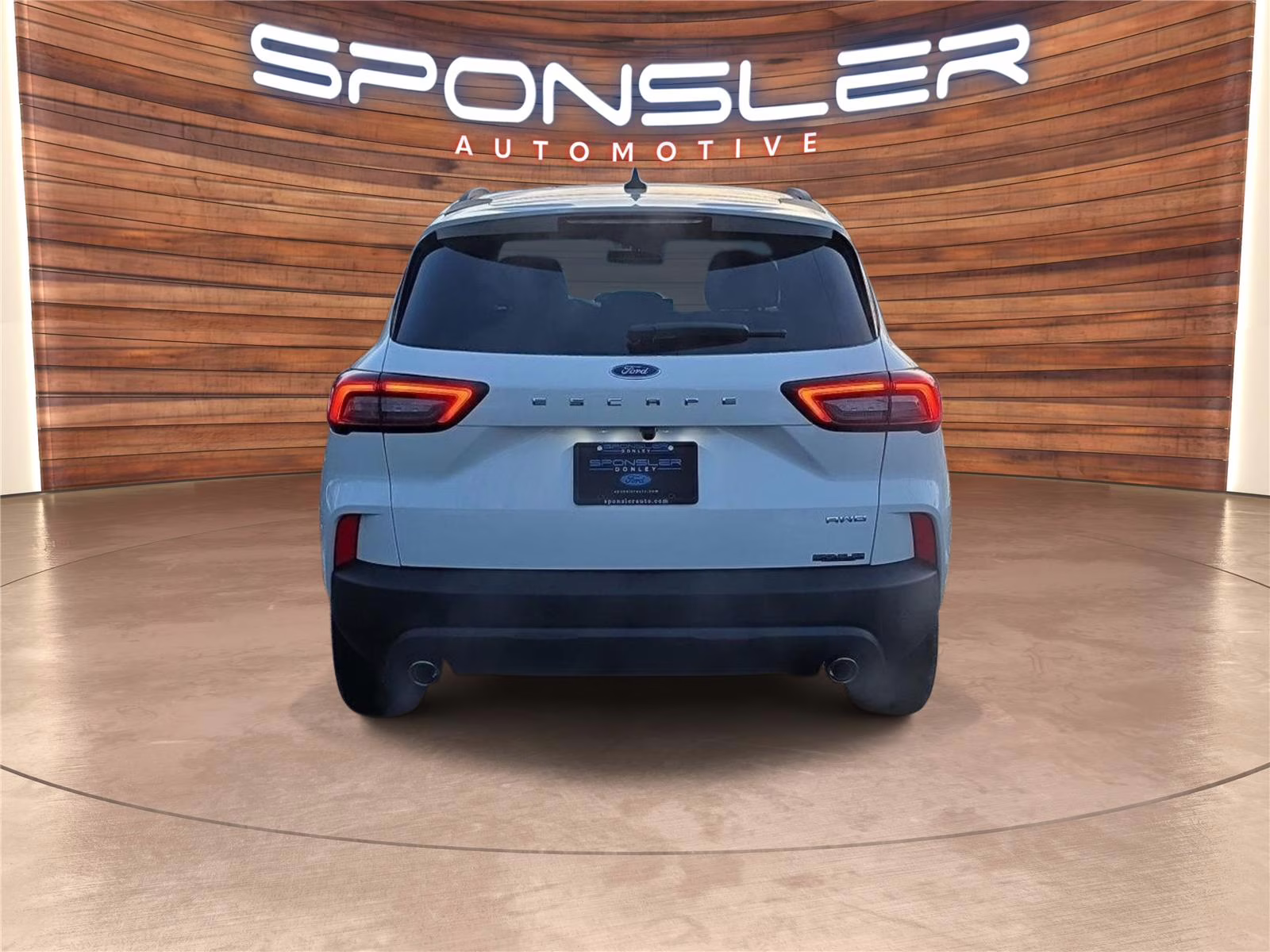 2026 Star White Metallic Tri-Coat Ford Escape ST-Line AWD SUV