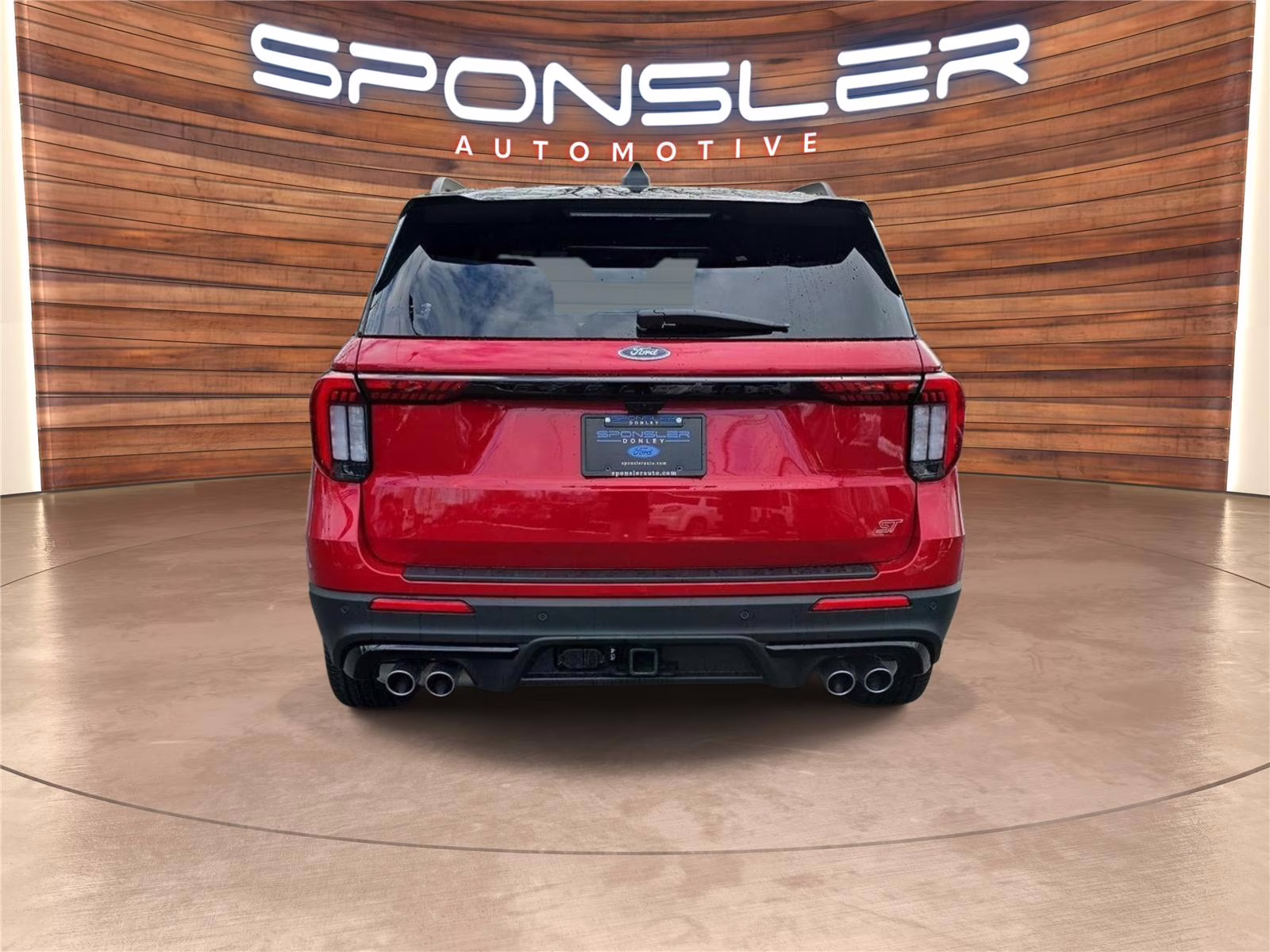 2026 Rapid Red Metallic Tinted Clearcoat Ford Explorer ST 4X4 SUV