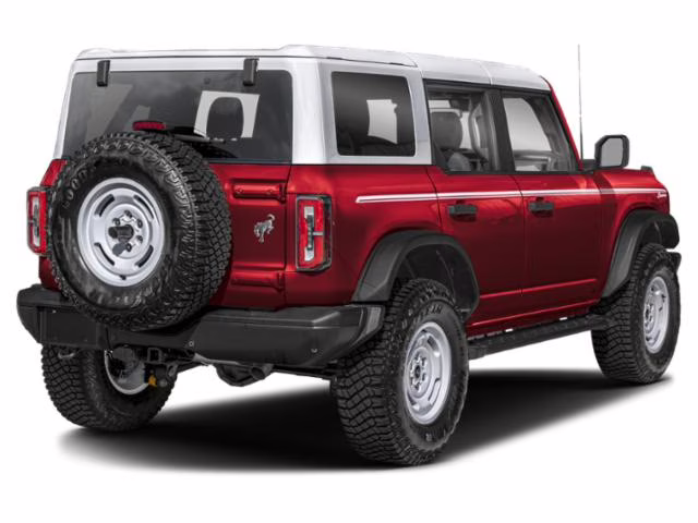 2025 Ruby Red Metallic Tinted Clearcoat Ford Bronco Heritage Edition 4X4 SUV