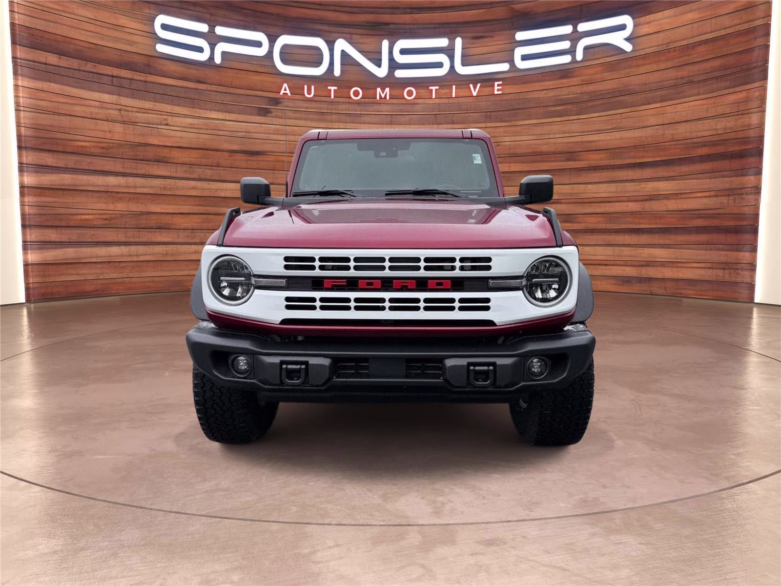 2025 Ruby Red Metallic Tinted Clearcoat Ford Bronco Heritage Edition 4X4 SUV