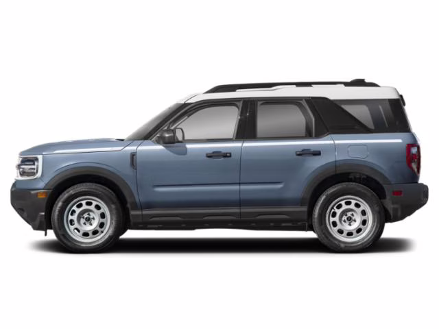 2025 Azure Gray Metallic Tri-Coat Ford Bronco Sport Heritage 4X4 SUV
