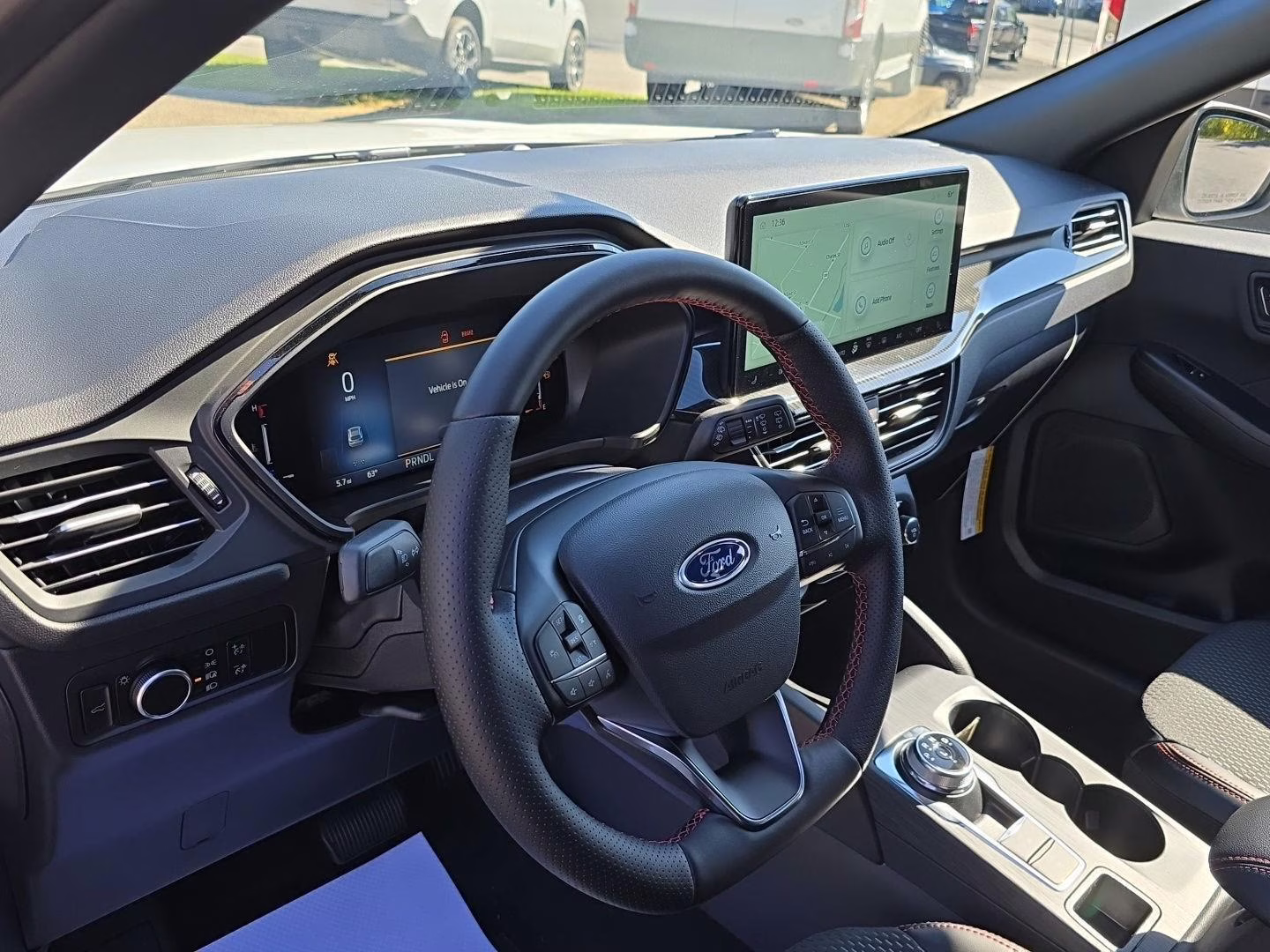 2026 Star White Metallic Tri-Coat Ford Escape ST-Line AWD SUV