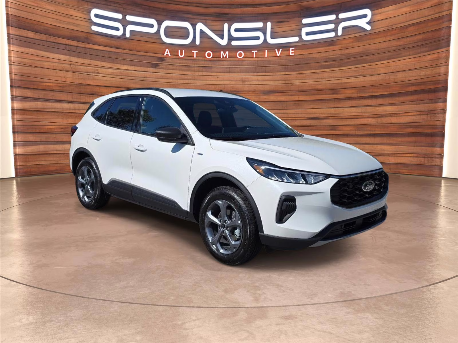 2026 Star White Metallic Tri-Coat Ford Escape ST-Line AWD SUV