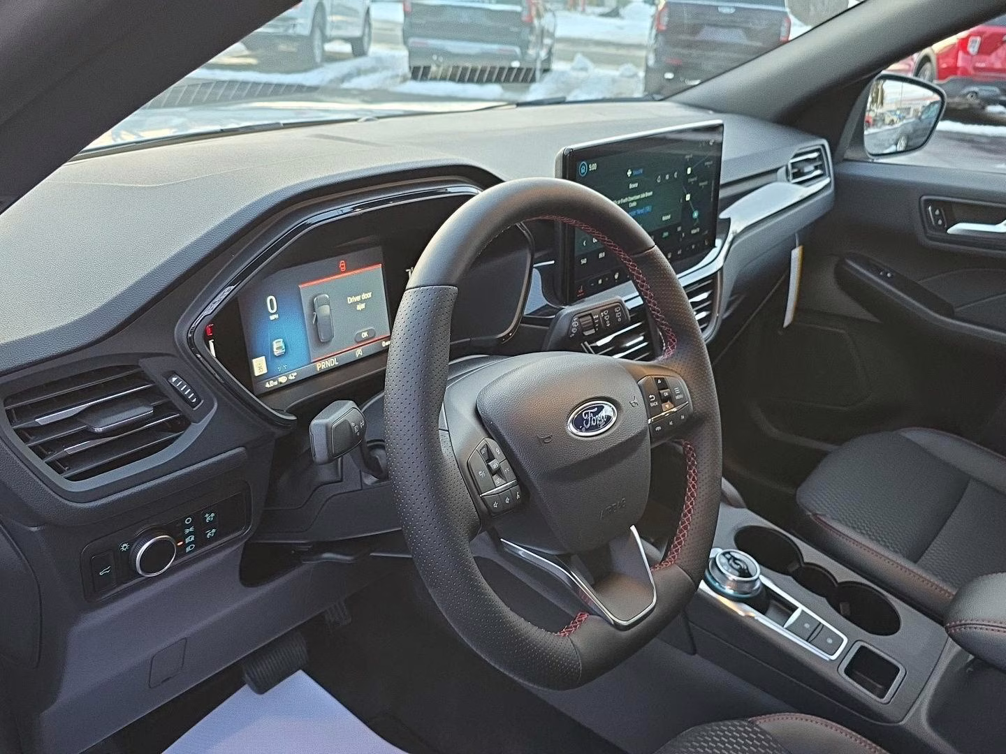 2026 Star White Metallic Tri-Coat Ford Escape ST-Line AWD SUV