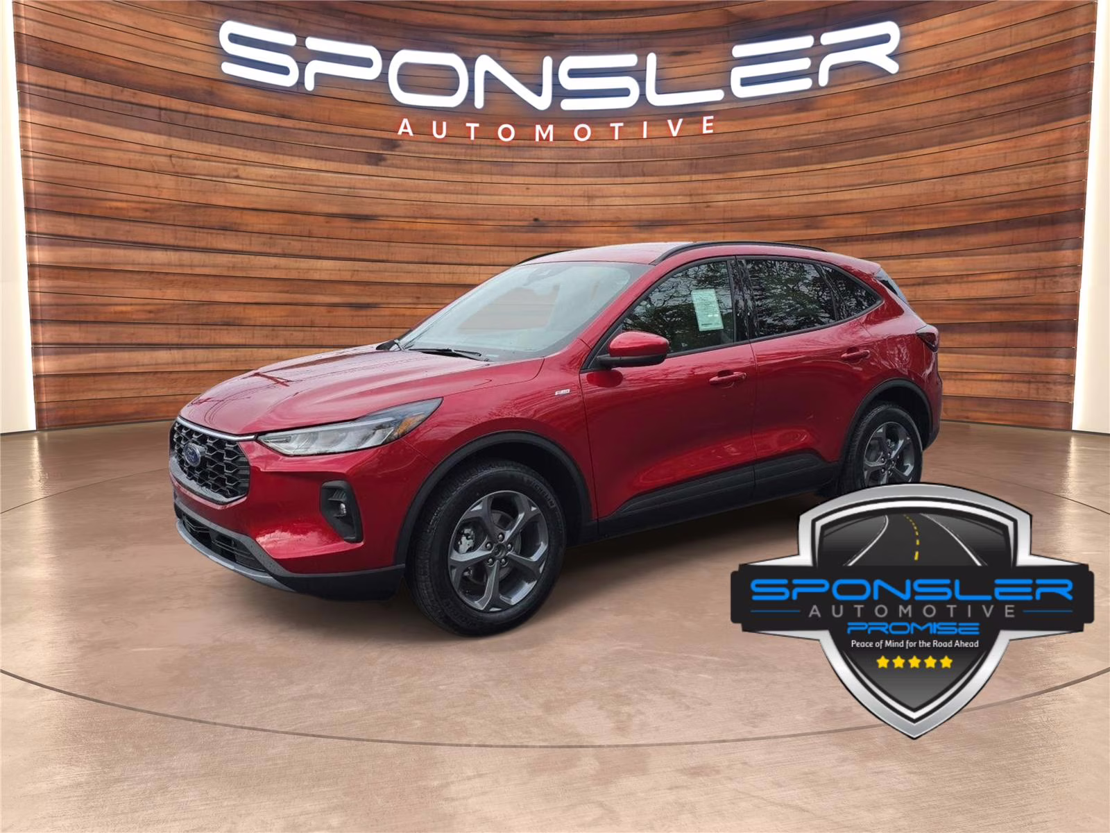 2026 Rapid Red Metallic Tinted Clearcoat Ford Escape Hybrid ST-Line Select AWD SUV