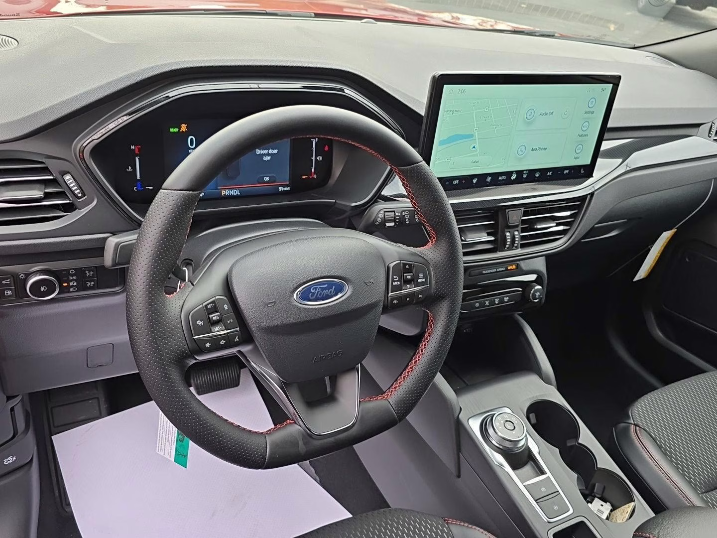 2026 Rapid Red Metallic Tinted Clearcoat Ford Escape Hybrid ST-Line Select AWD SUV