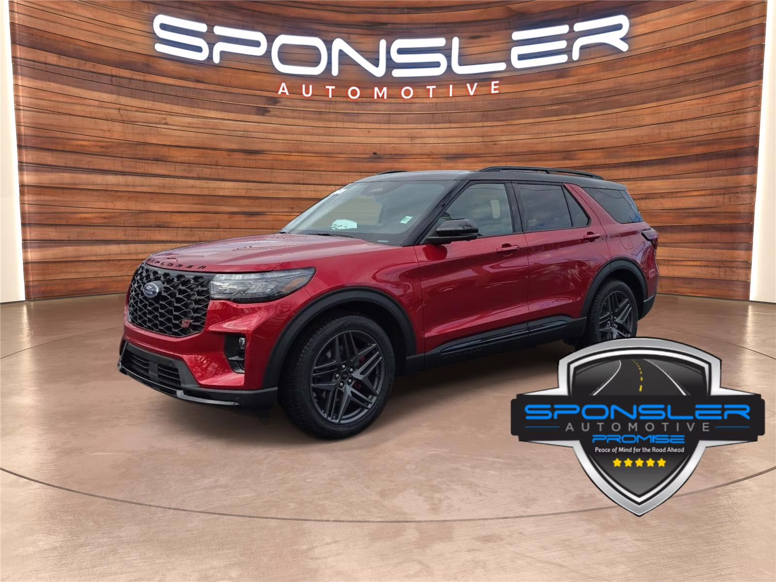 2026 Rapid Red Metallic Tinted Clearcoat Ford Explorer ST 4X4 SUV